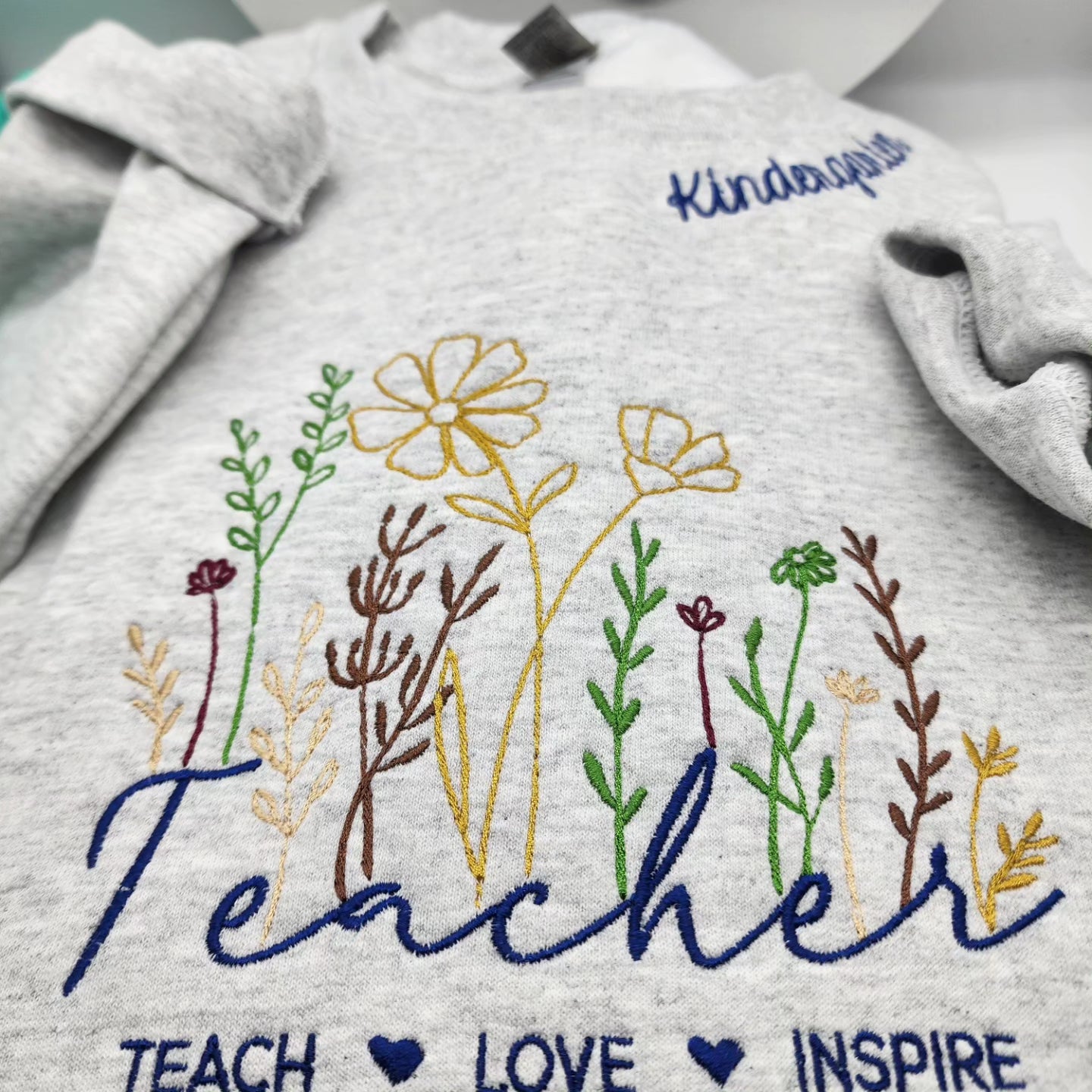 Wildflower Teacher Crewneck