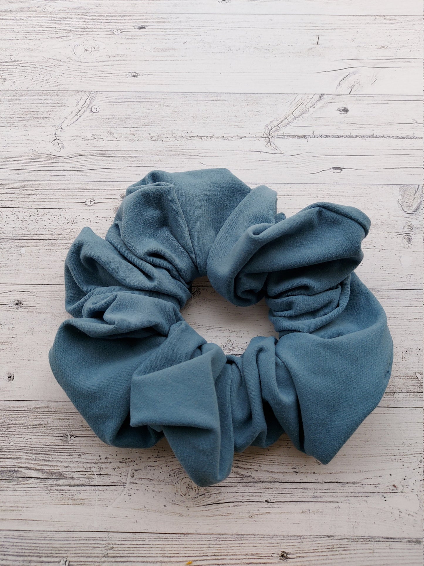 Blue Oversized scrunchie