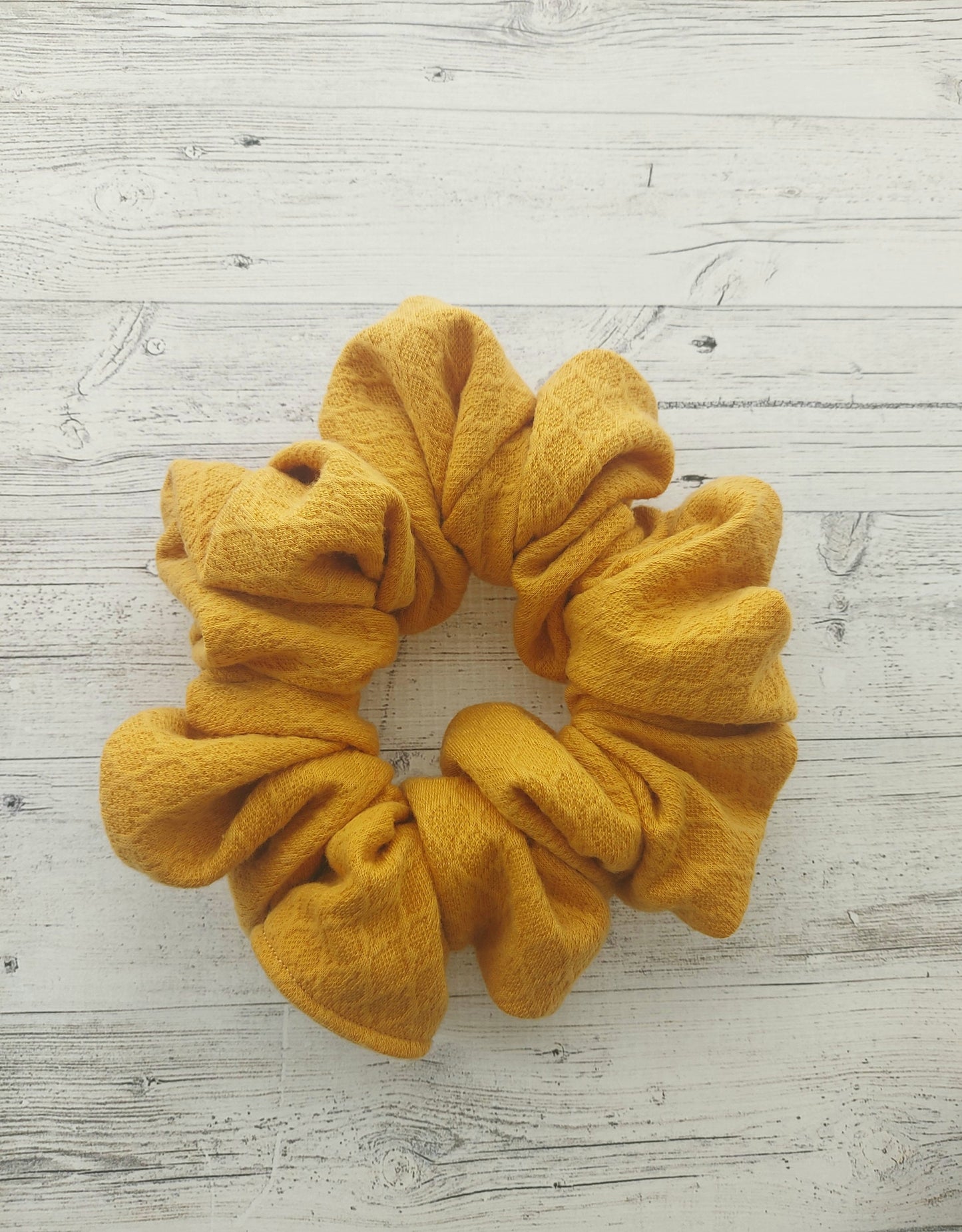 Mustard Yellow Oversized Scrunchie