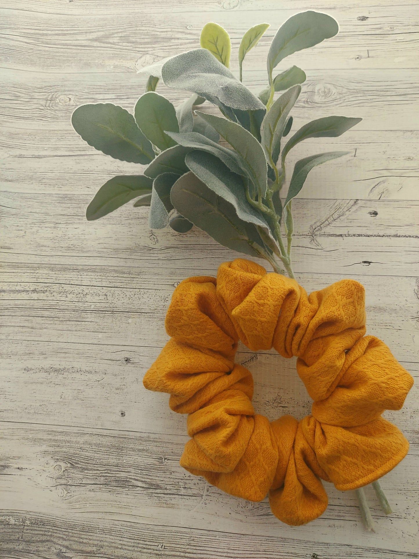 Mustard Yellow Oversized Scrunchie