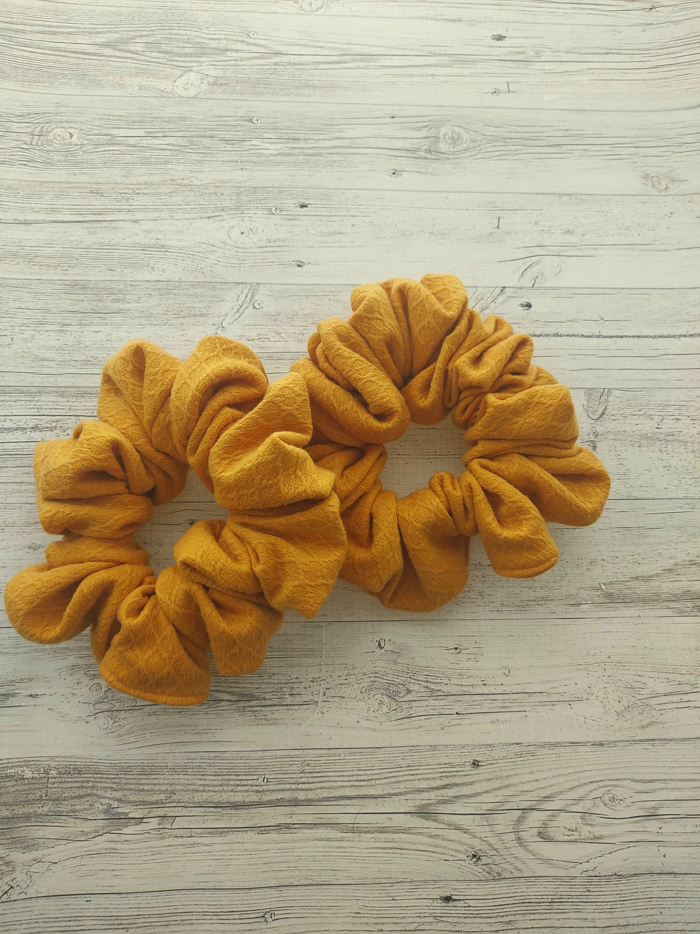 Mustard Yellow Oversized Scrunchie