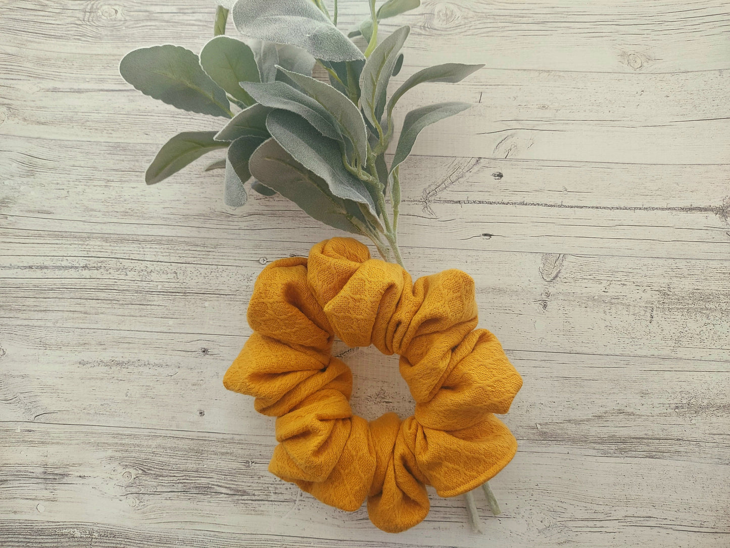 Mustard Yellow Oversized Scrunchie